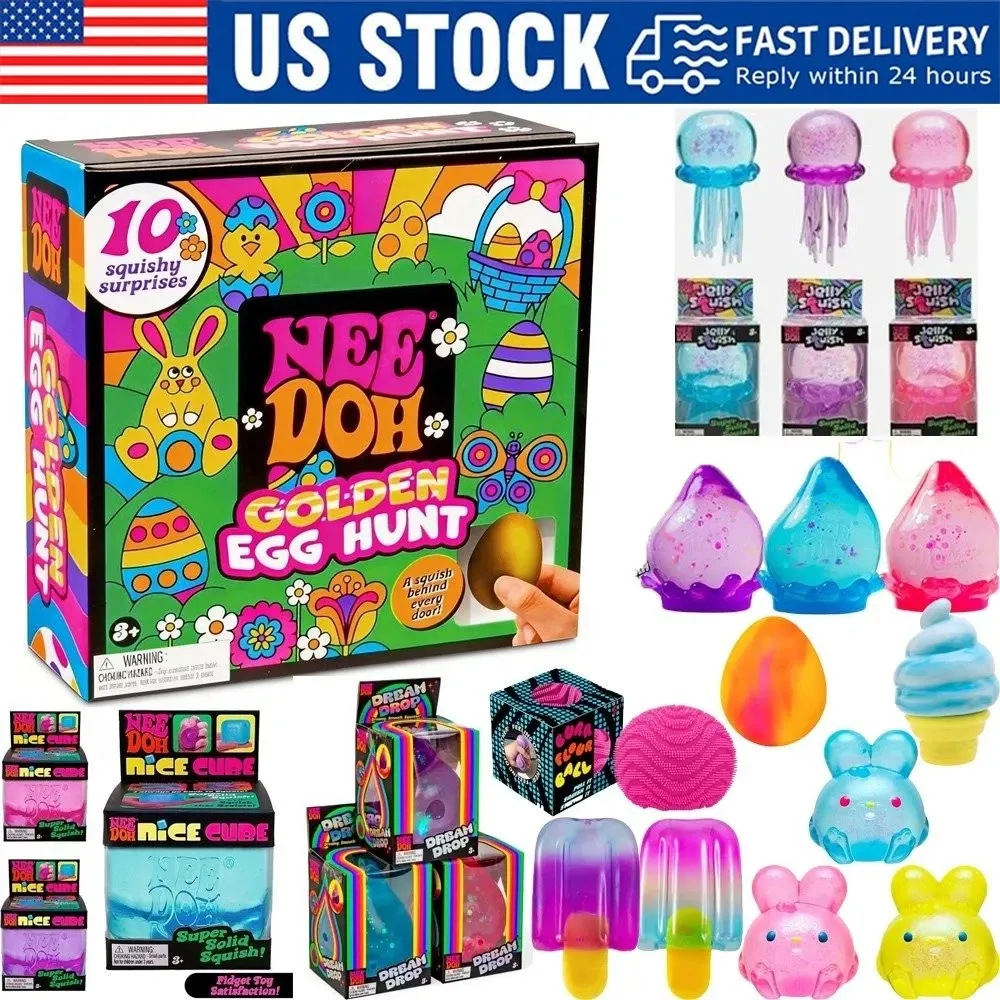 Nee Doh Golden Egg Hunt Collection