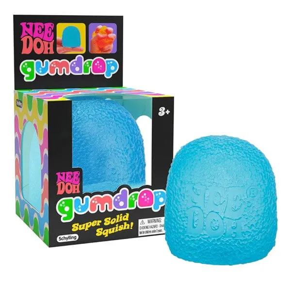 Nee Doh Gumdrop Textured Squishy Fidget Stress Ball