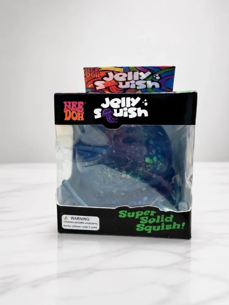 Nee-Doh Jelly Squish Sparkle Jellyfish