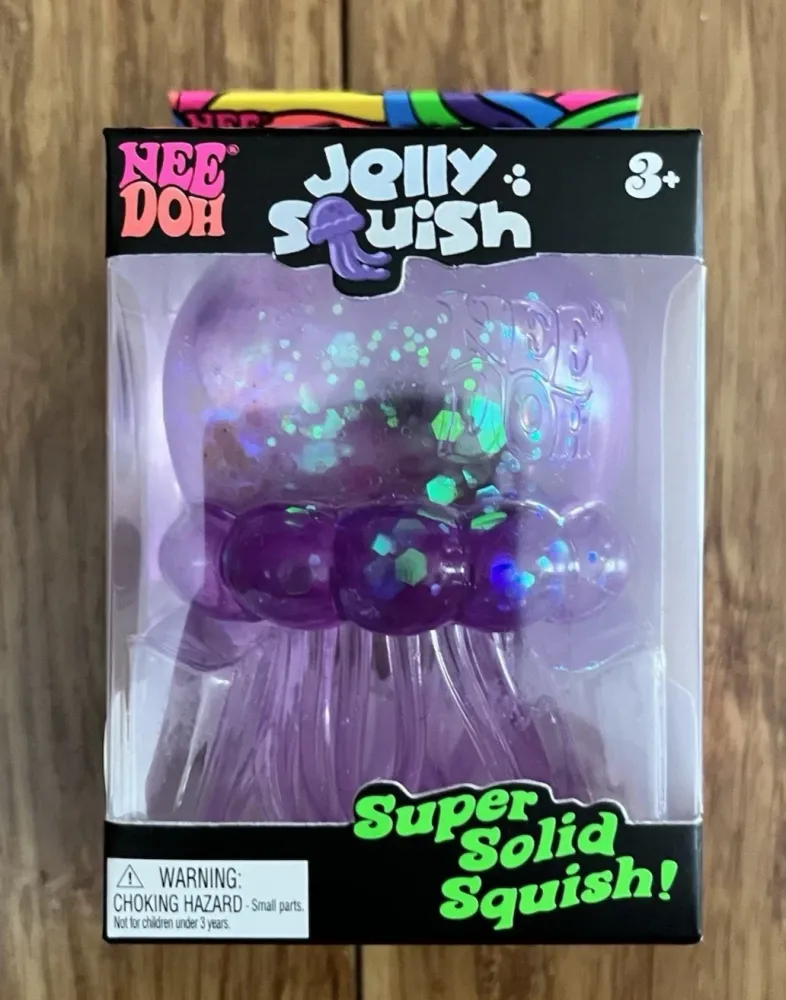 Nee-Doh Jelly Squish Sparkle Jellyfish — photo 3