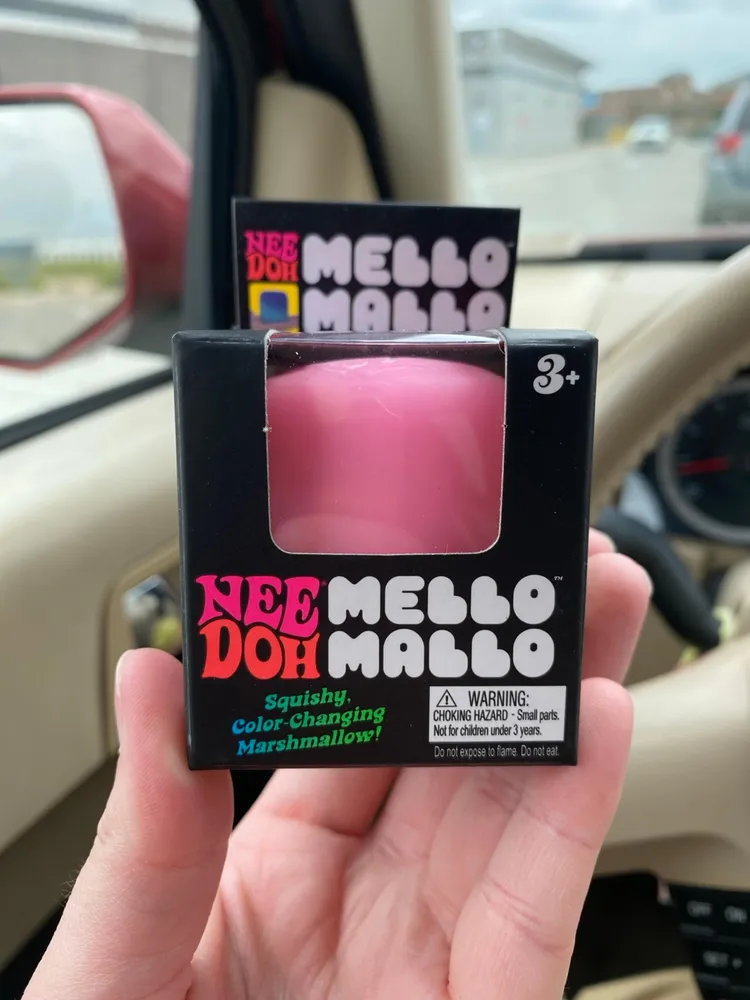 Nee-Doh Mello Mallo Pink Squishy Ball