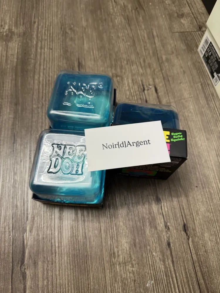 Schylling Nee-Doh Nice Berg Blue Giant Ice Block Squishy