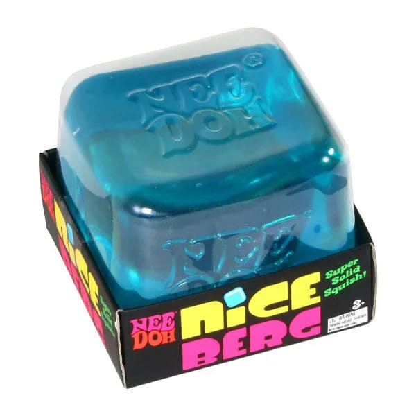 Nee Doh Nice Berg GIANT Blue Squishy Fidget Stress Ball — photo 5