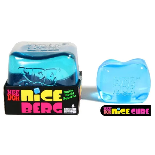 Nee Doh Nice Berg GIANT Blue Squishy Fidget Stress Ball — photo 6