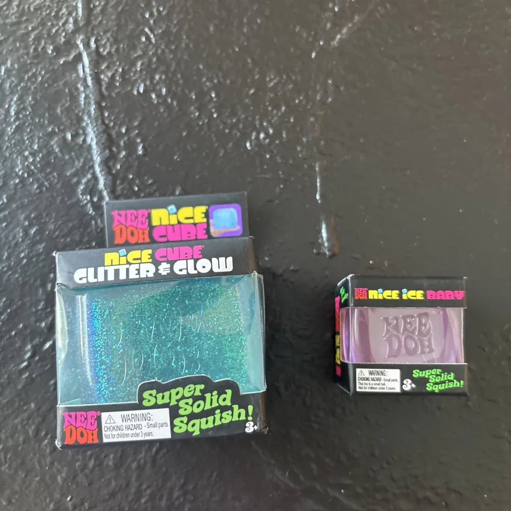 Nee-Doh Nice Cube Glitter and Glow Blue — photo 5