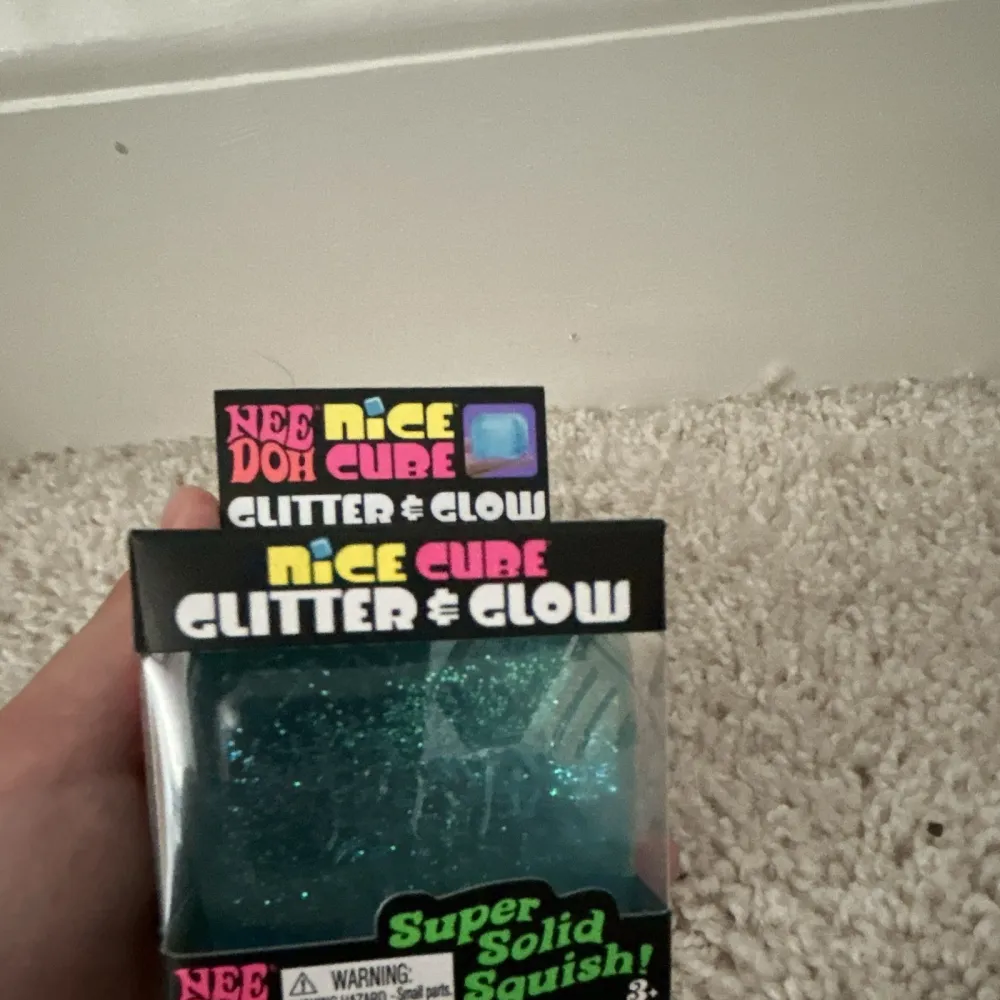Nee Doh Nice Cube GLOW Squishy Fidget Stress Ball — photo 5