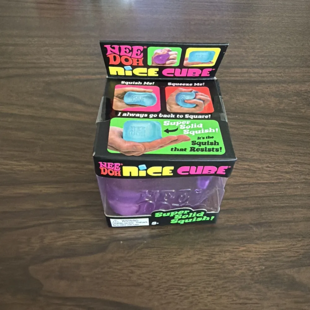 Nee-Doh Nice Cube Purple Sensory Fidget Toy — photo 2
