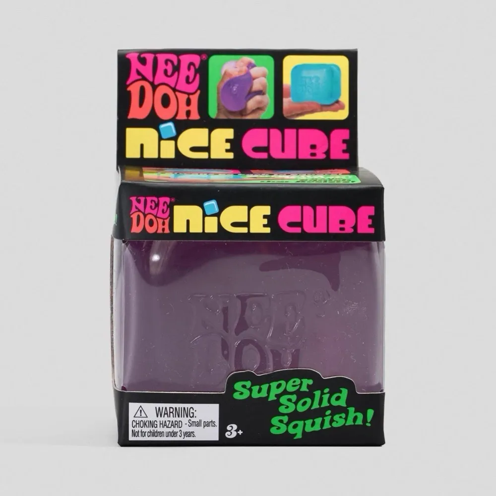 Nee-Doh Nice Cube Purple Sensory Fidget Toy — photo 3