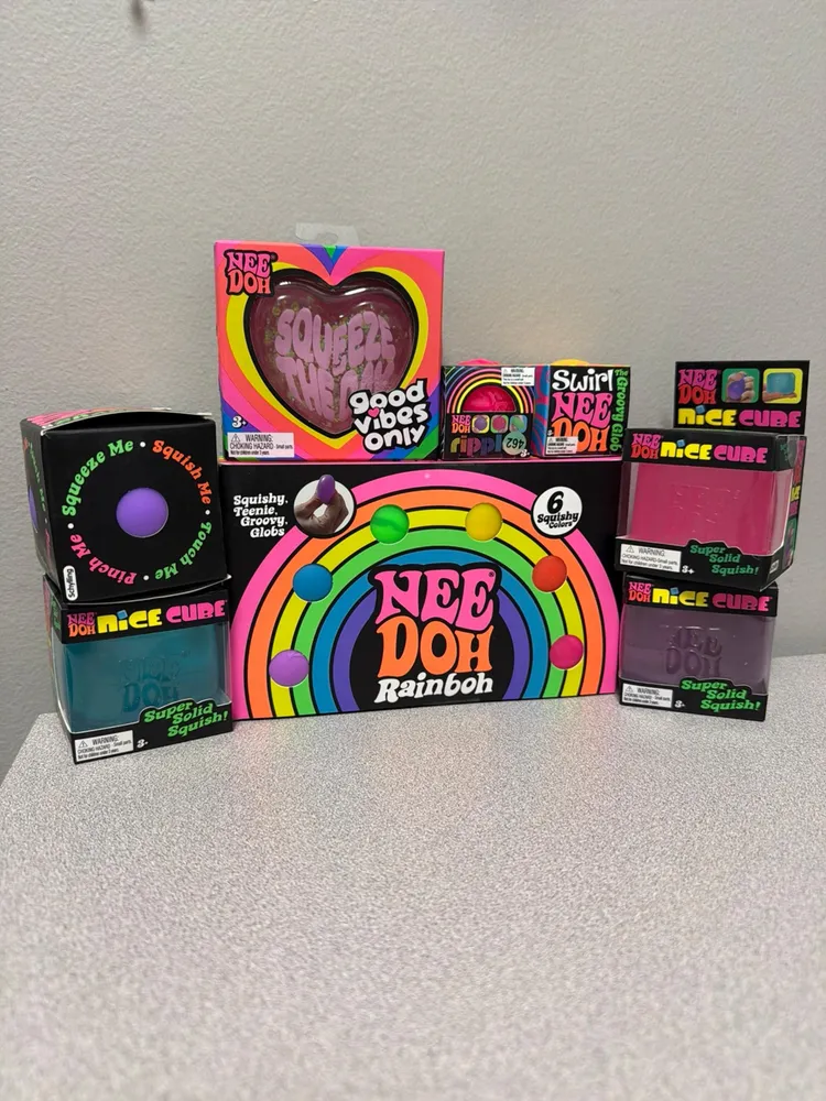 Nee-Doh Nice Cube Rainbow Swirl