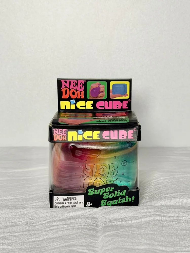 Nee-Doh Nice Cube Super Solid Rainbow