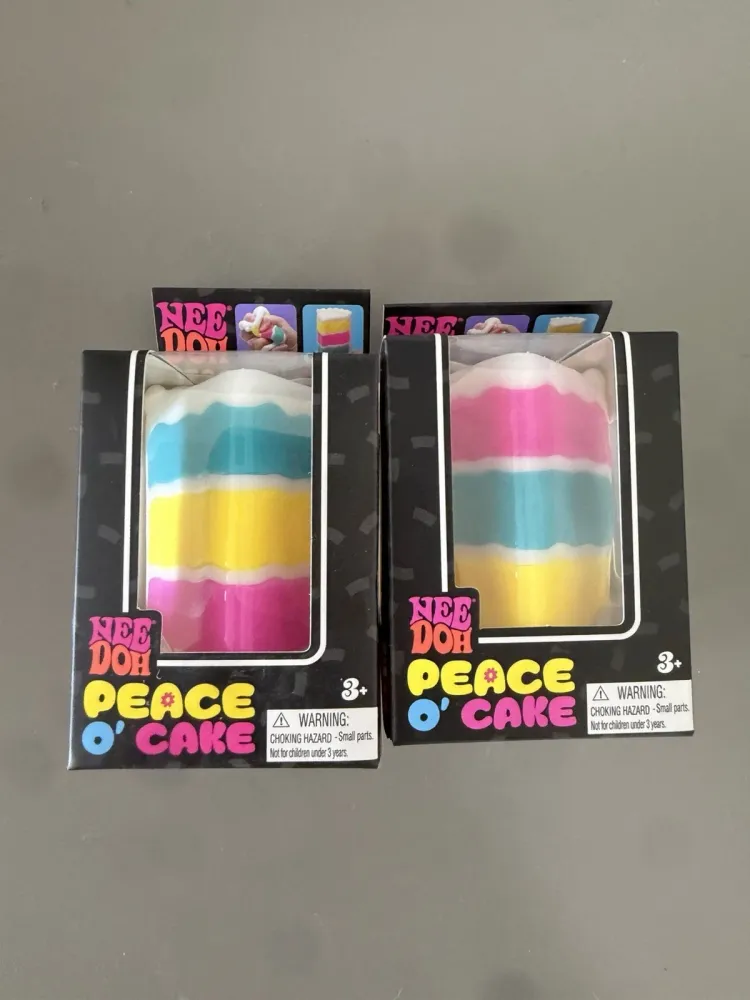 Nee Doh Peace O' Cake Squishy Fidget Toy