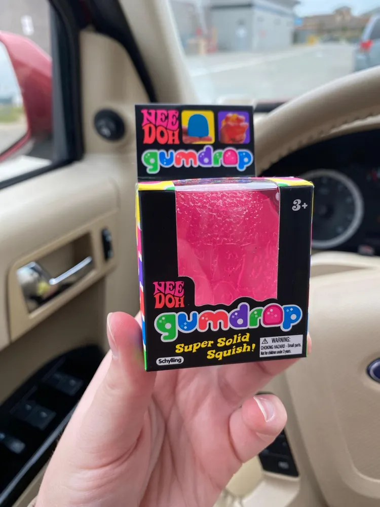 Nee-Doh Pink Gumdrop Squishy