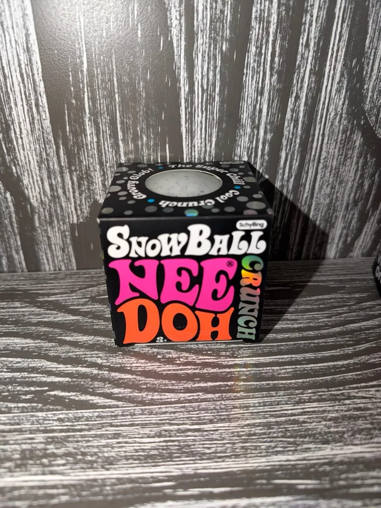 Nee-Doh Snowball Crunch Sparkly Squishy