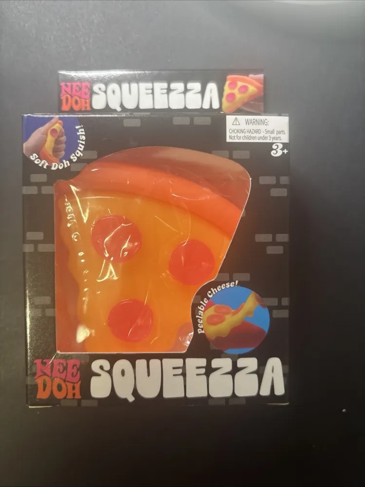Nee-Doh SQUEEZZA Pizza Slice Squishy