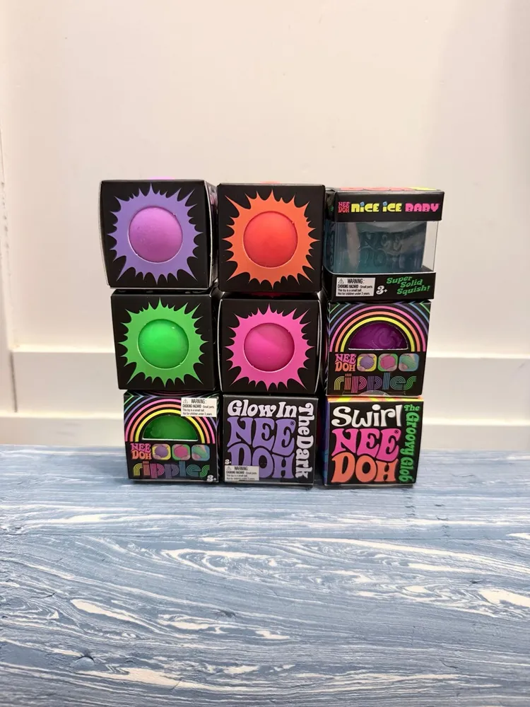 Nee-Doh Stress Mini Ball & Fidget Toy Bundle