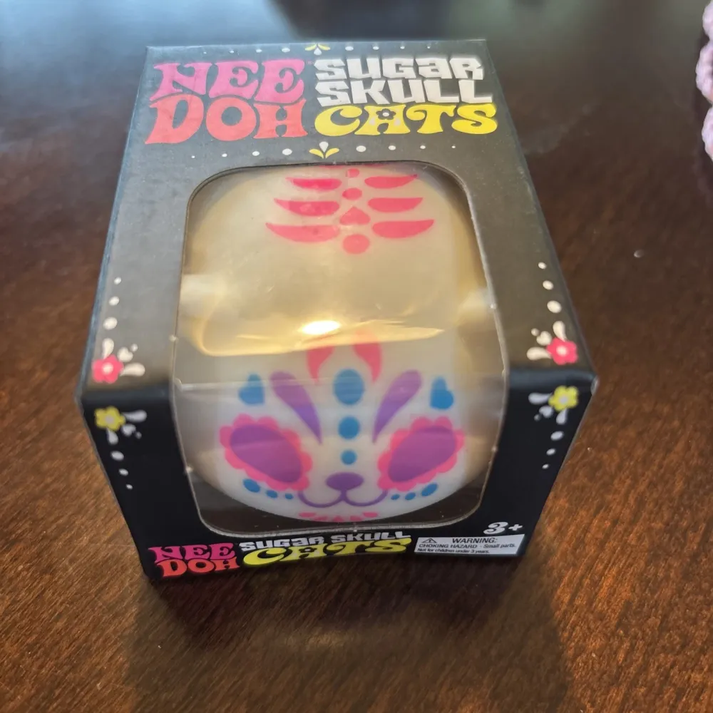 Nee Doh Sugar Skull Cats Squishy Fidget Toy — photo 2