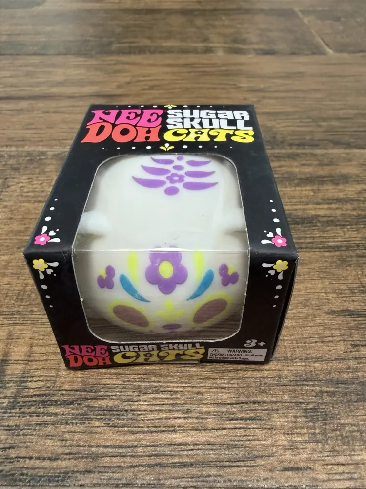 Nee Doh Sugar Skull Cats Squishy Fidget Toy — photo 5