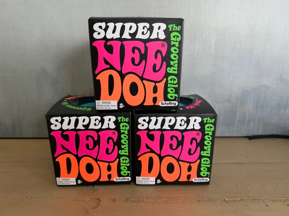 Needoh Super Groovy Glob Blue Jumbo