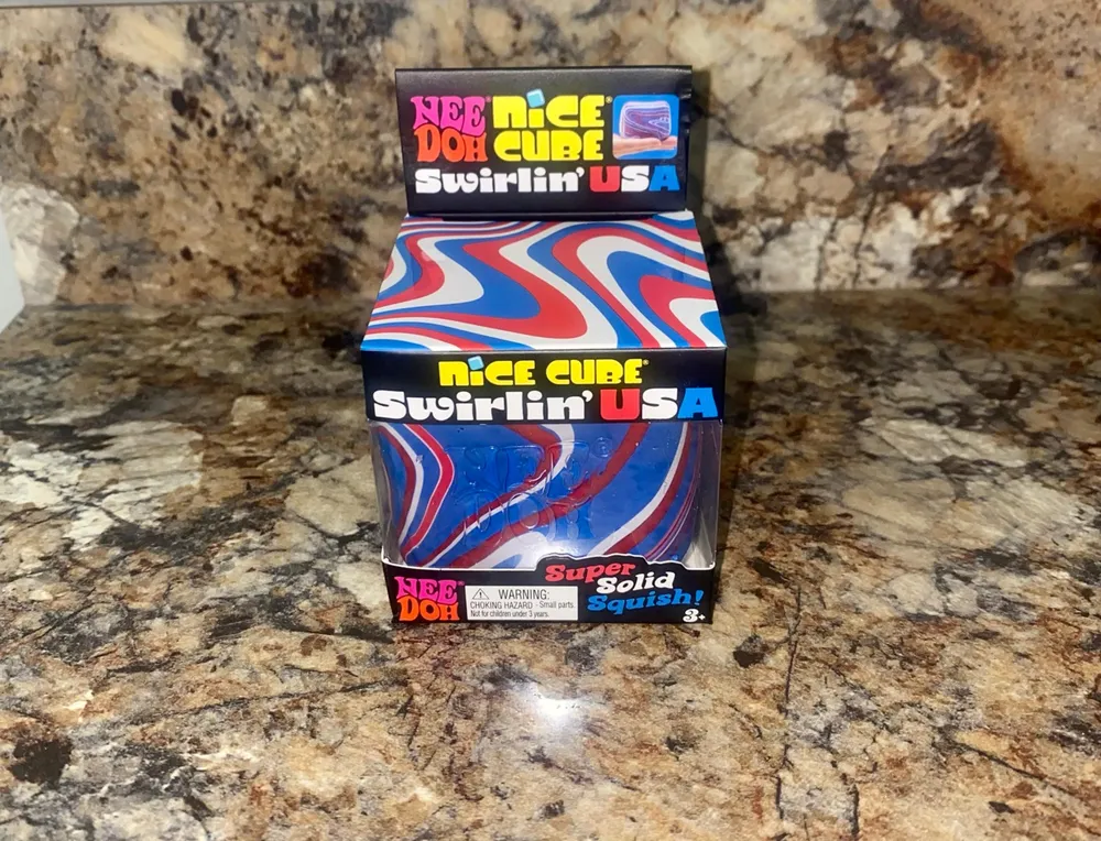 Nee-Doh Swirlin' USA Nice Cube