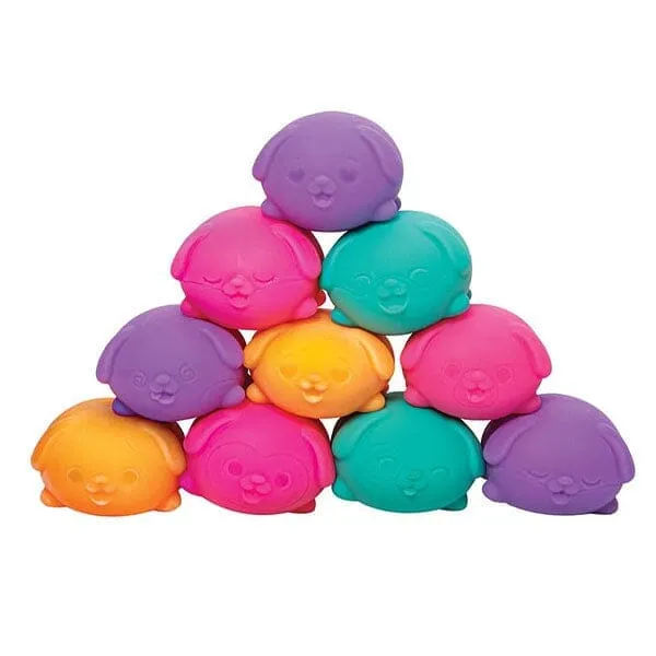Nee Doh Teenie Funky Pups Squishy Fidget Stress Ball Toys Colors Ship Assorted — photo 2