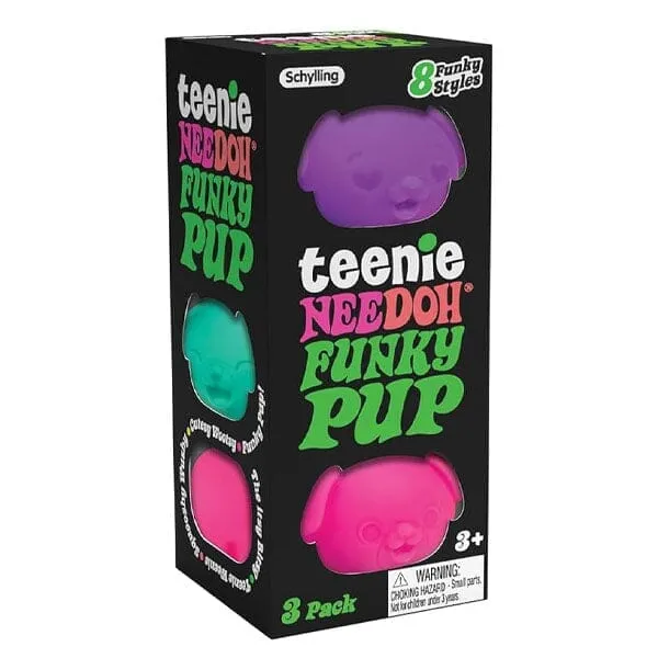 Nee Doh Teenie Funky Pups Squishy Fidget Stress Ball Toys Colors Ship Assorted — photo 6