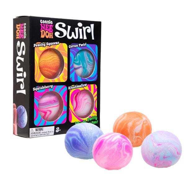 Nee Doh Teenie Swirl Mini Stress Balls Squishy Fidget Toys