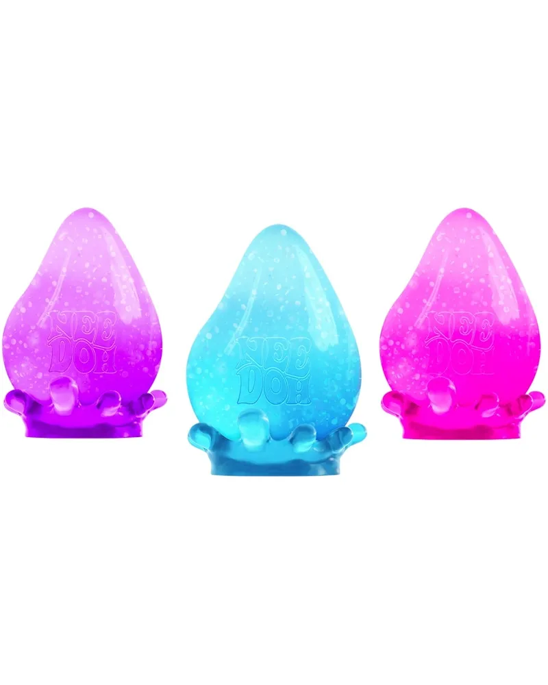 NeeDoh Dream Drop Squishy Fidget Toy (Set of 3) Pink/Blue/Purple