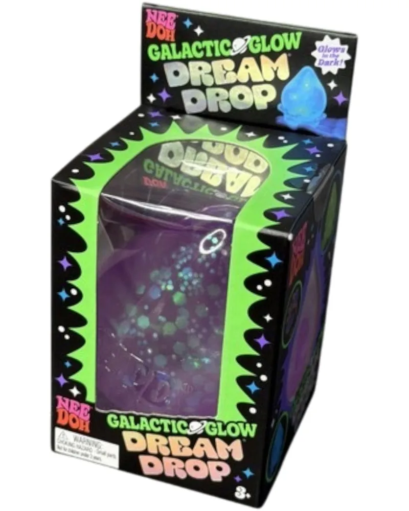NeeDoh Galactic Glow Dream Drop Squishy Fidget Toy Nebula Haze