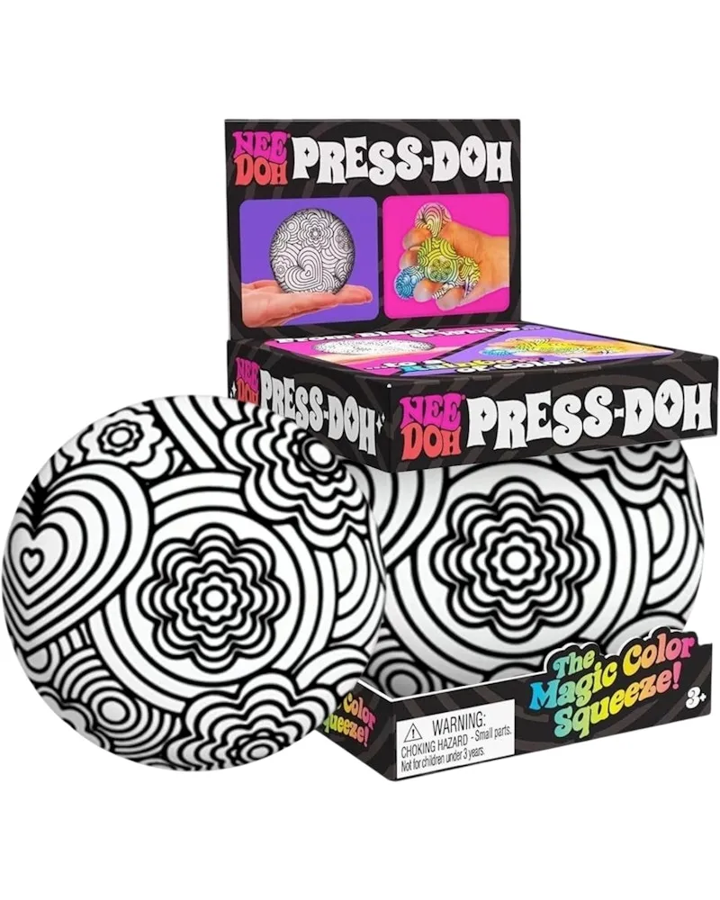 NeeDoh Heart Spiral Press-Doh Squishy Fidget Toy