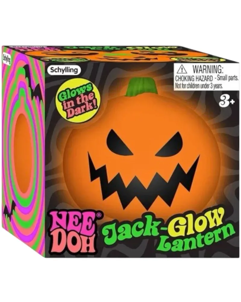 NeeDoh Jack Glow Lantern Squishy Fidget Toy