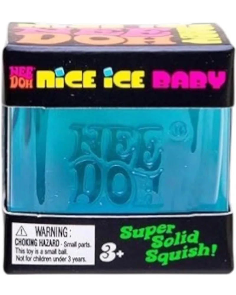 NeeDoh NeeDoh Nice Ice Baby Squishy Fidget Toy Blue