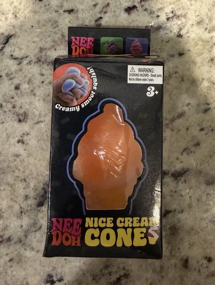 NeeDoh Nice Cream Cone Ice Cream Squishy