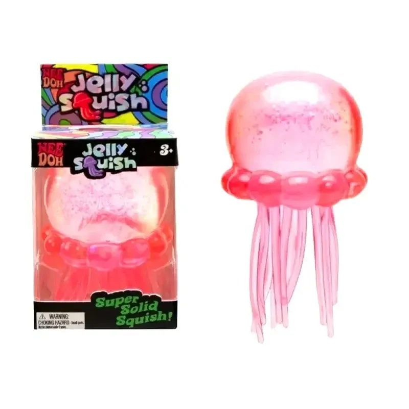 NeeDoh Nice Cube Glow Squishy Fidget Toy Blue — photo 6