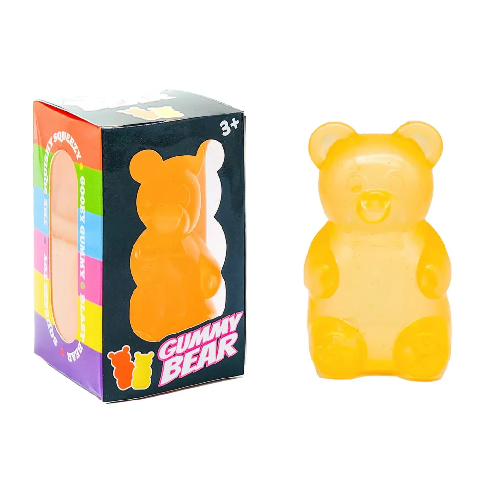 NeeDoh Nice Cube Glow Squishy Fidget Toy Orange — photo 6