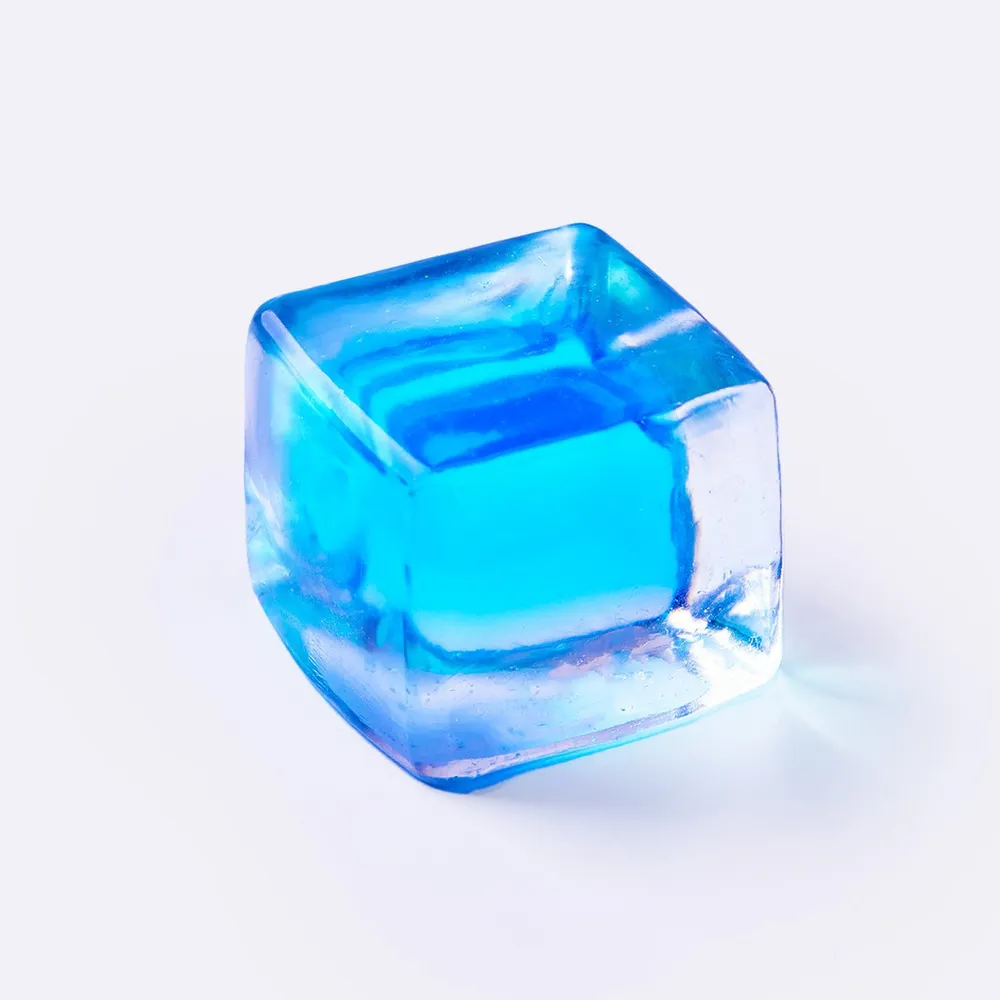 Nested Blue Ice Cube Taba Squishy