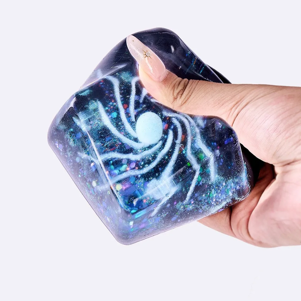 Nested Blue Space Ice Cube Taba Squishy — photo 2
