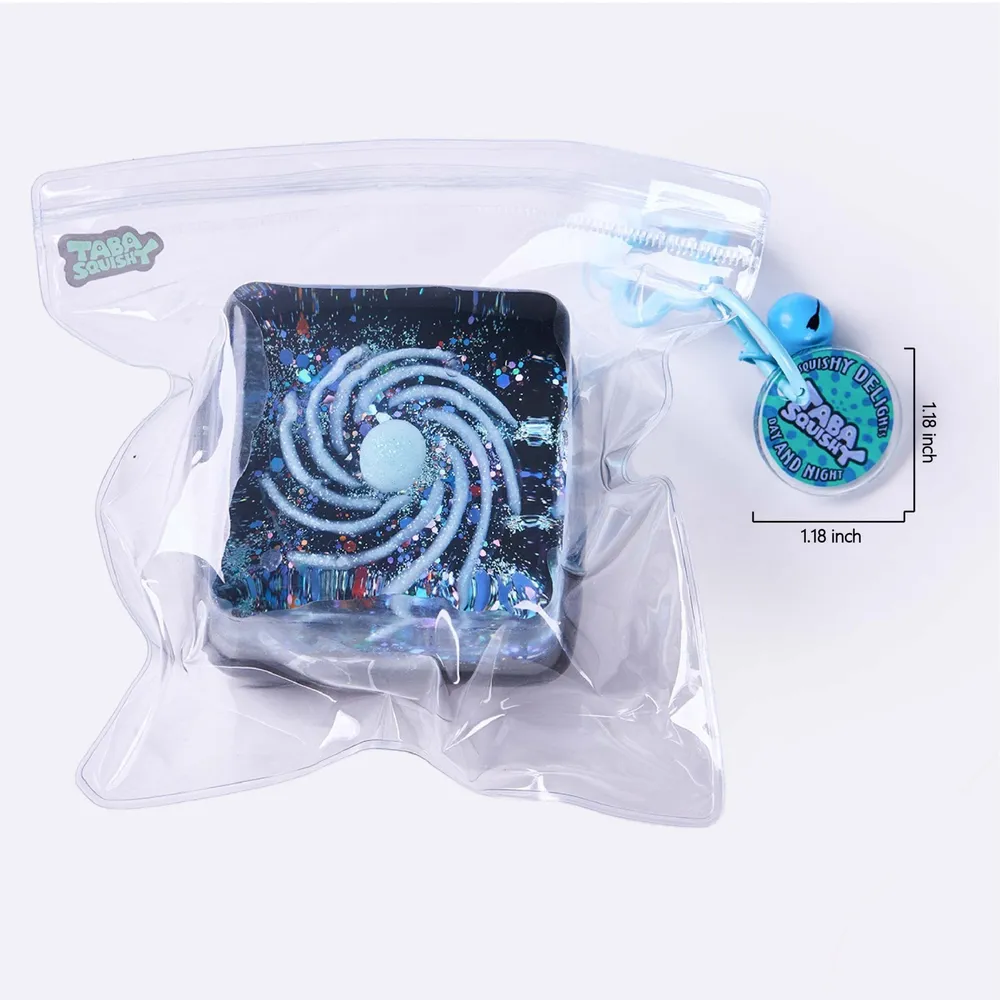 Nested Blue Space Ice Cube Taba Squishy — photo 6