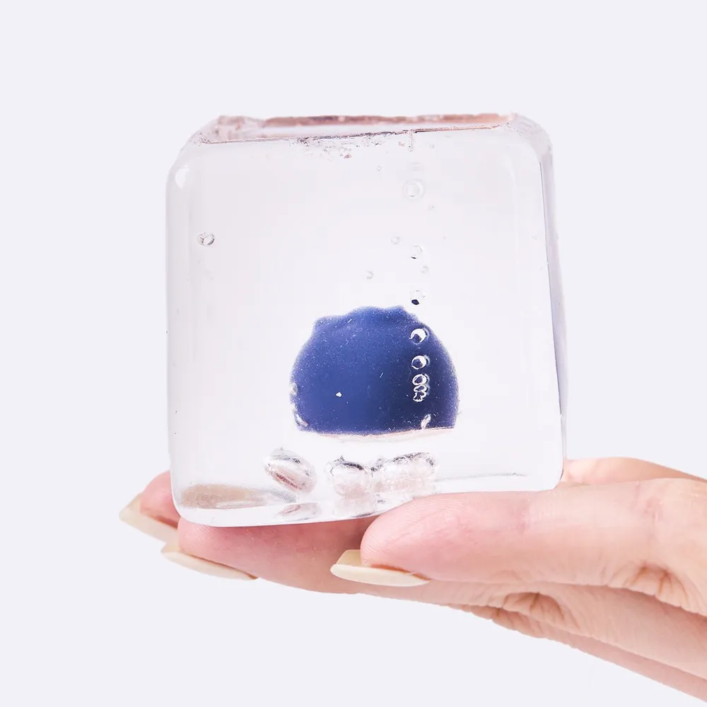 Nested Blueberry Cute Ice Cube Taba Squishy — photo 3