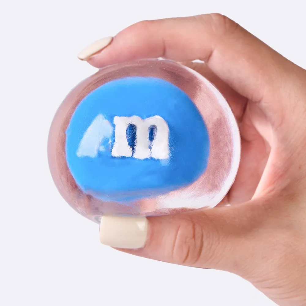 Nested Crystal Blue M&M Taba Squishy — photo 3