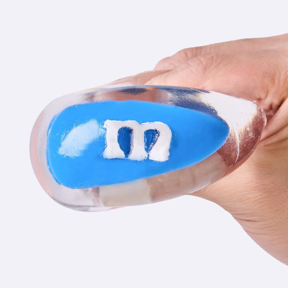 Nested Crystal Blue M&M Taba Squishy — photo 4