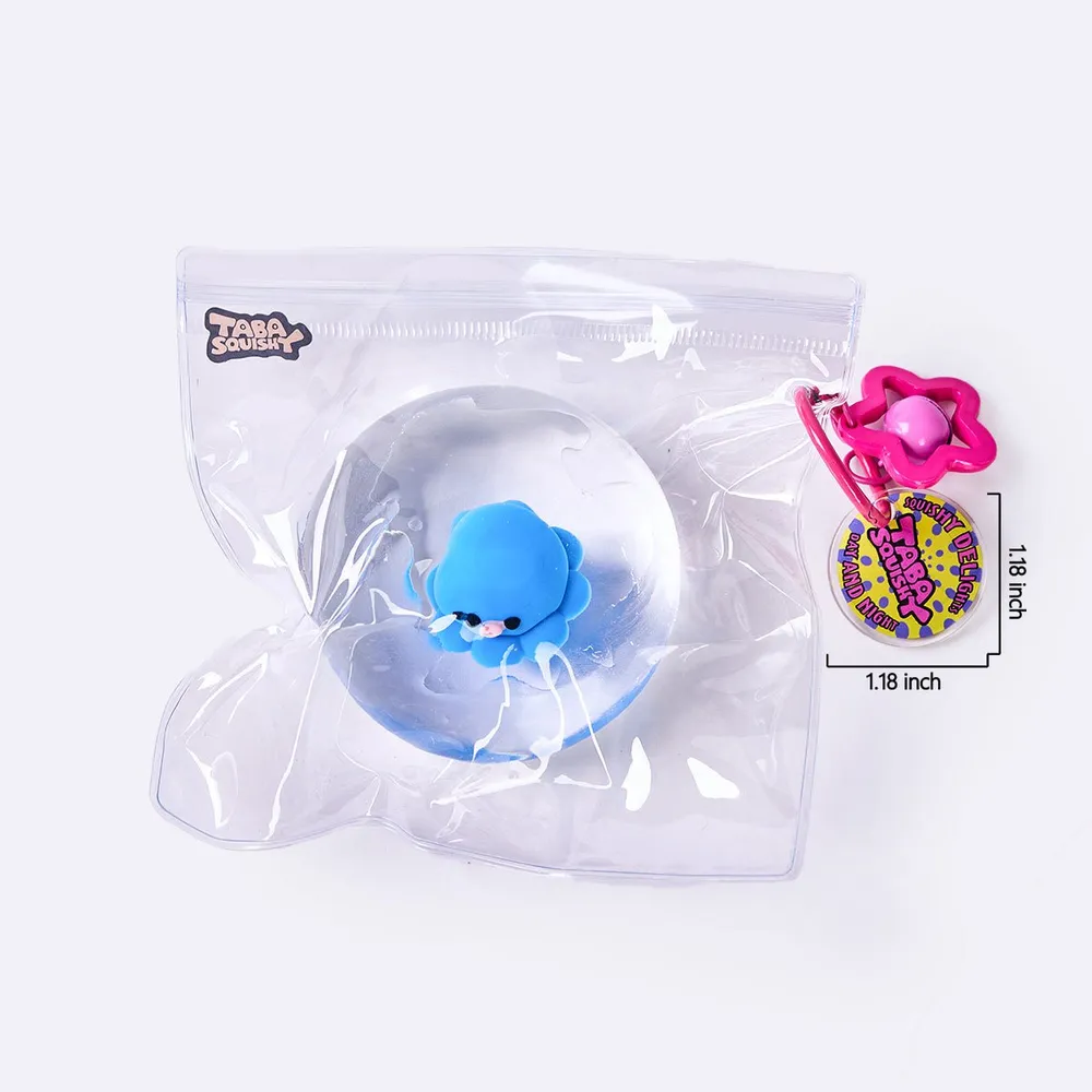 Nested Crystal Blue Octopus Taba Squishy — photo 6
