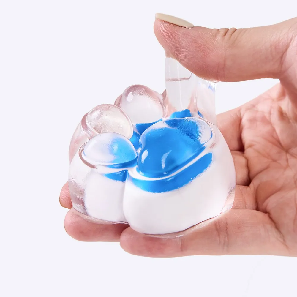 Nested Crystal-blue Paw Taba Squishy — photo 2