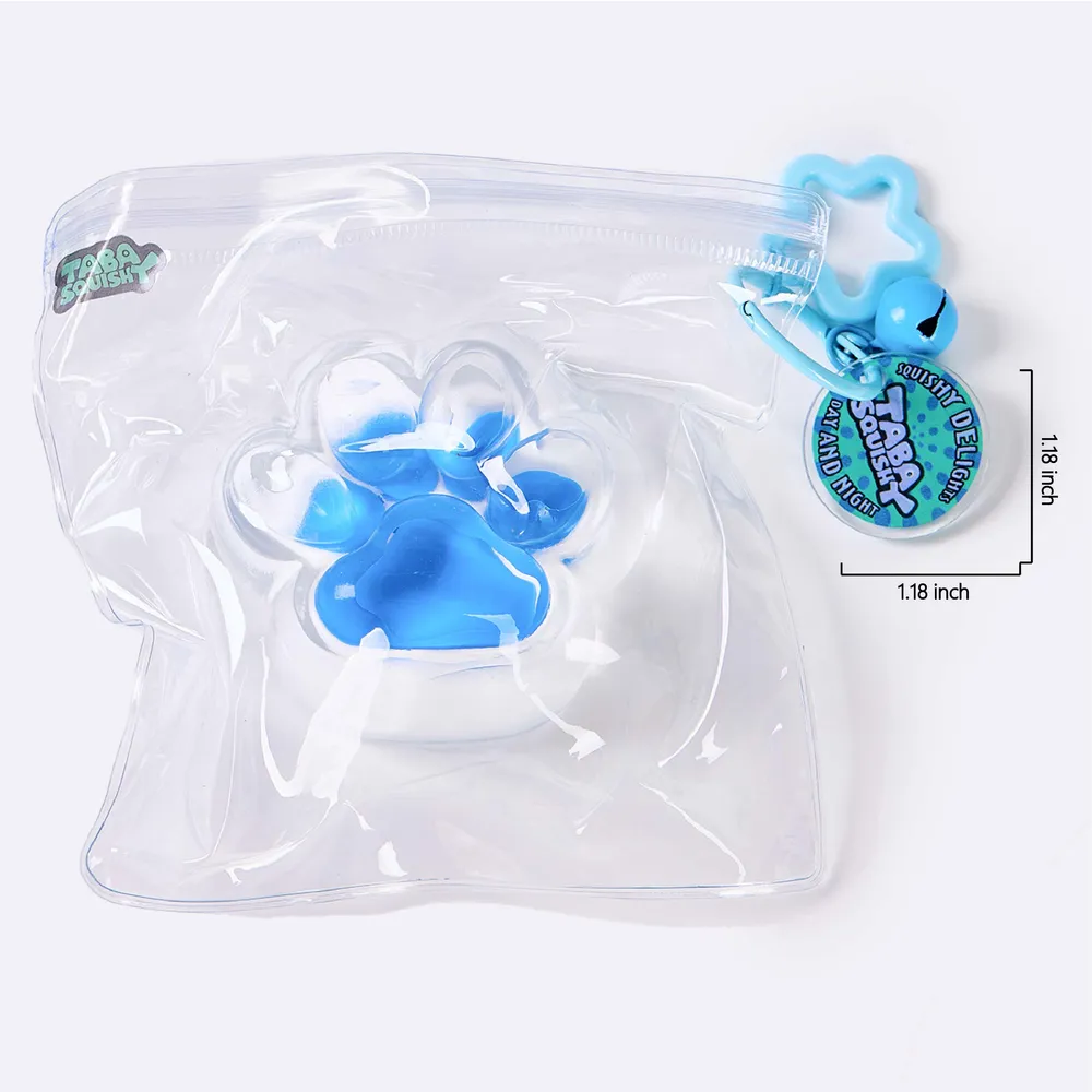 Nested Crystal-blue Paw Taba Squishy — photo 5