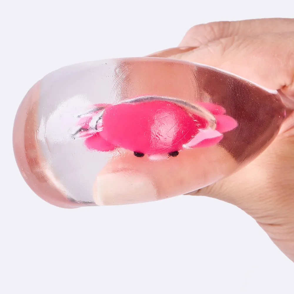 Nested Crystal Pink Octopus Taba Squishy — photo 2