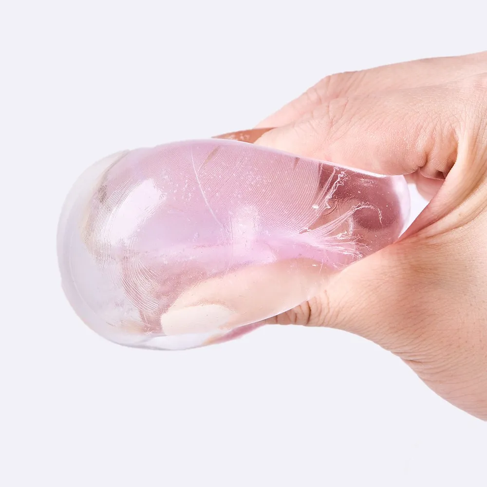 Nested Crystal Purple Feather Taba Squishy — photo 2