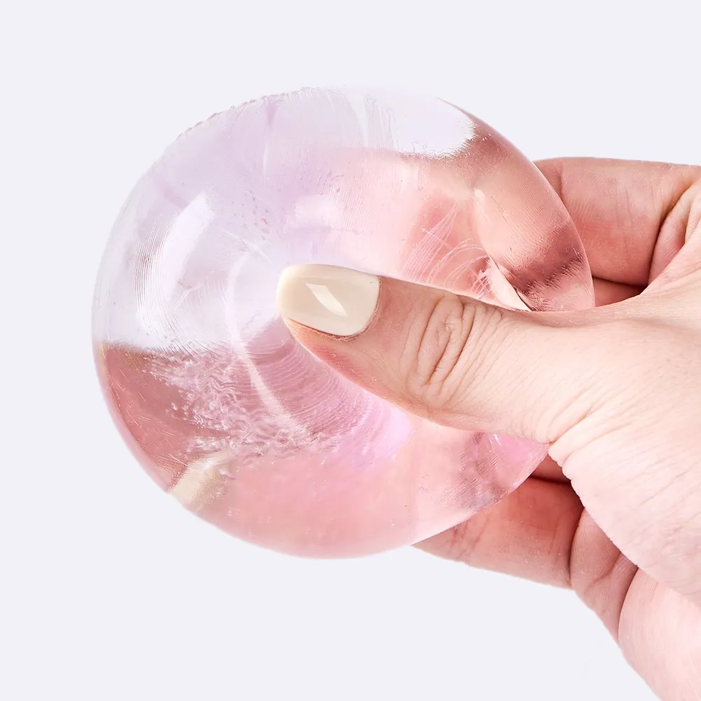 Nested Crystal Purple Feather Taba Squishy — photo 4