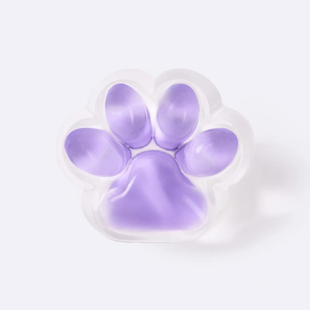 Nested Crystal-purple Paw Taba Squishy