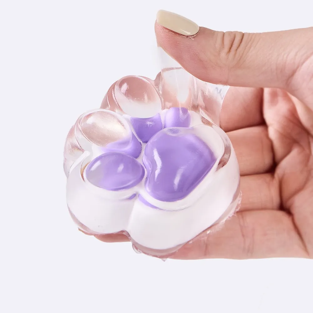 Nested Crystal-purple Paw Taba Squishy — photo 3