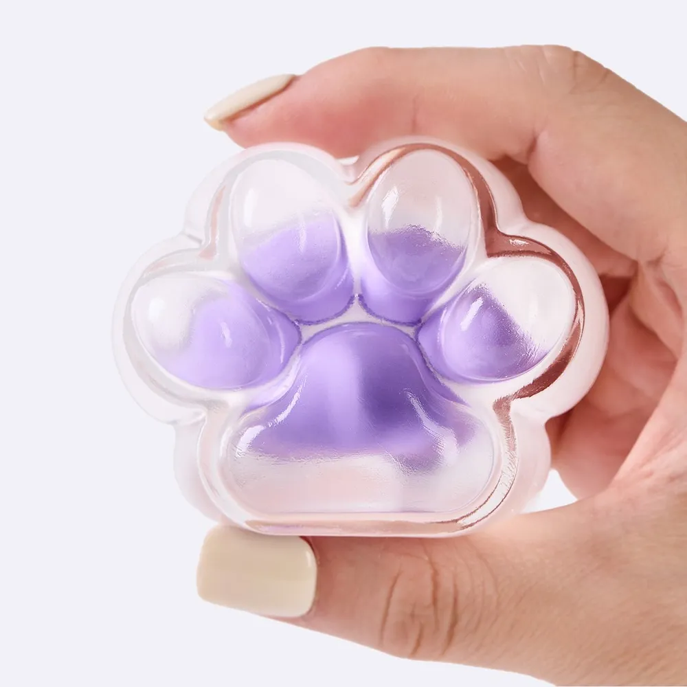 Nested Crystal-purple Paw Taba Squishy — photo 4