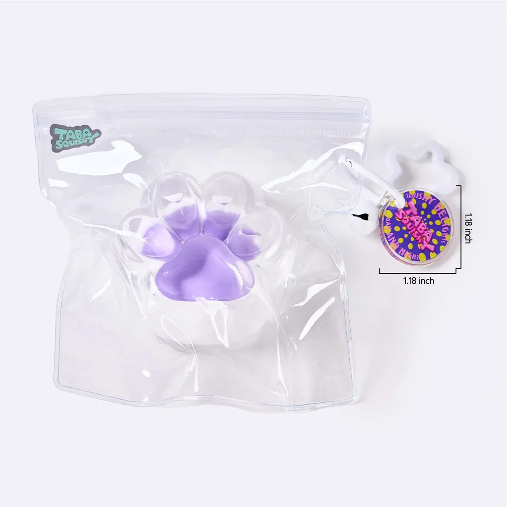 Nested Crystal-purple Paw Taba Squishy — photo 6